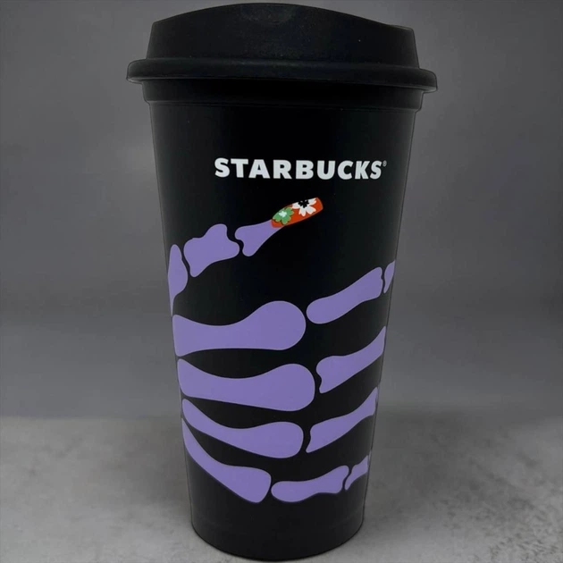 Многоразовый стакан Starbucks Skeleton Hand Black 473 мл - Фото 1 Многоразовый стакан Starbucks Skeleton Hand Black 473 мл - изображение 1