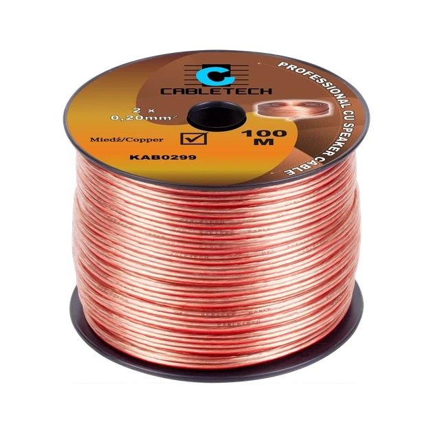 Кабель акустичний Cabletech 0,2 мм (KAB0299) - Фото 1 Кабель акустичний Cabletech 0,2 мм (KAB0299) - зображення 1