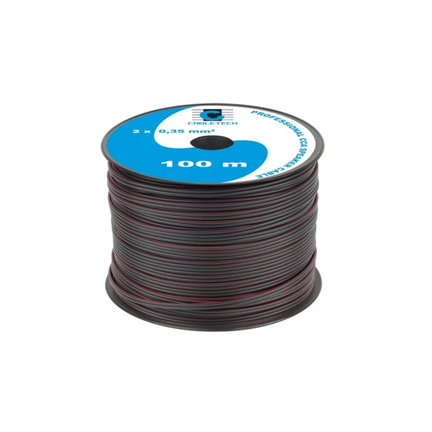 Кабель акустичний Cabletech CCA 0.35mm Black (KAB0363) - Фото 1 Кабель акустичний Cabletech CCA 0.35mm Black (KAB0363) - зображення 1