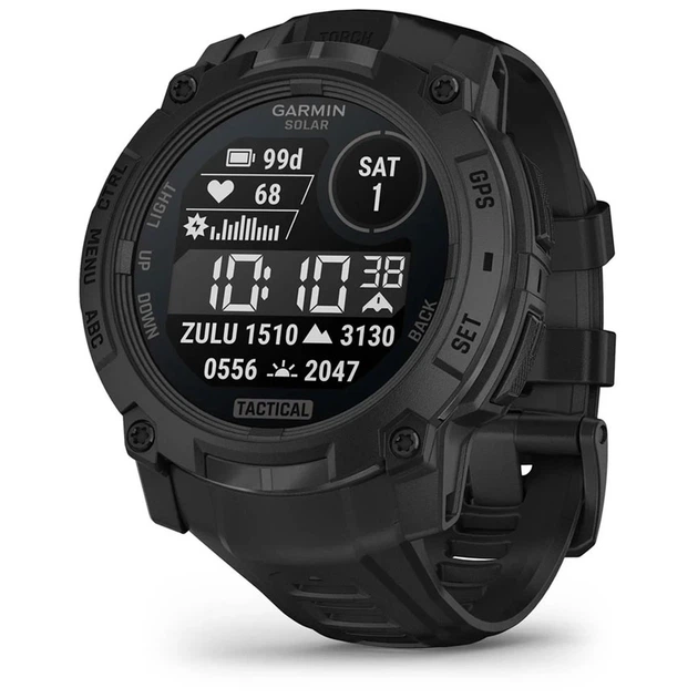 Смарт-годинник Garmin Instinct 3, Tactical, Solar, 50mm, Black,GPS смарт-годинник (010-02935-50) - зображення 2