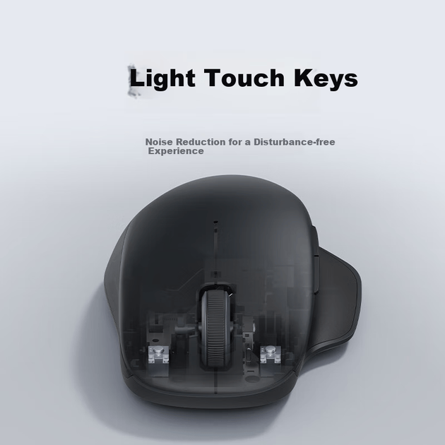 Мышь Xiaomi Dual Mode 2 Comfort Edition Wireless/Bluetooth White - изображение 4