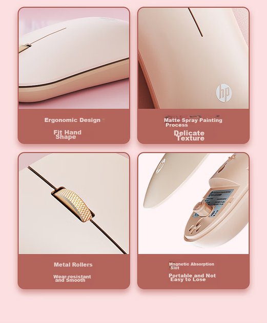 Мышь HP DM10C Wireless Beige - изображение 10