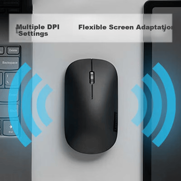 Мышь Lenovo AirHandle2022 Wireless Dark Grey - изображение 4