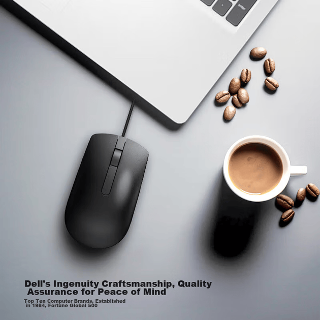 Мышь Dell MS116 USB Black - изображение 5