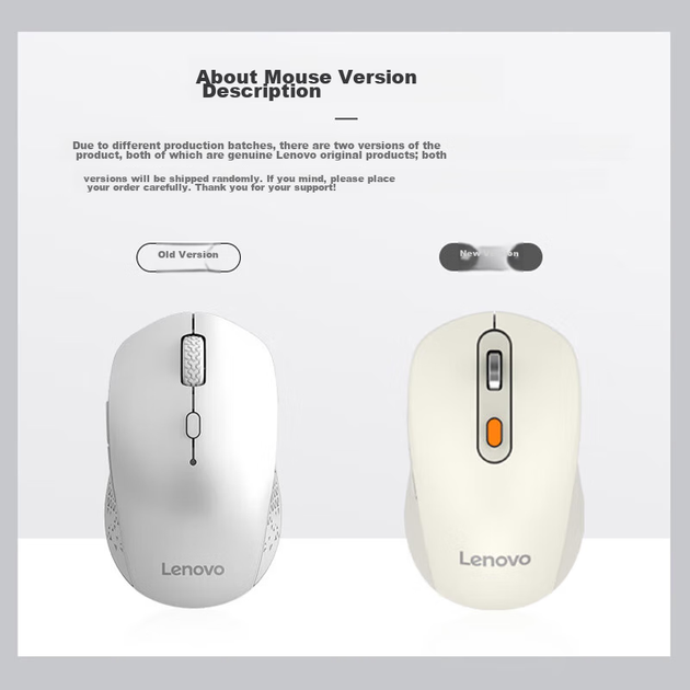 Миша Lenovo Howard Wireless/Bluetooth White - зображення 7