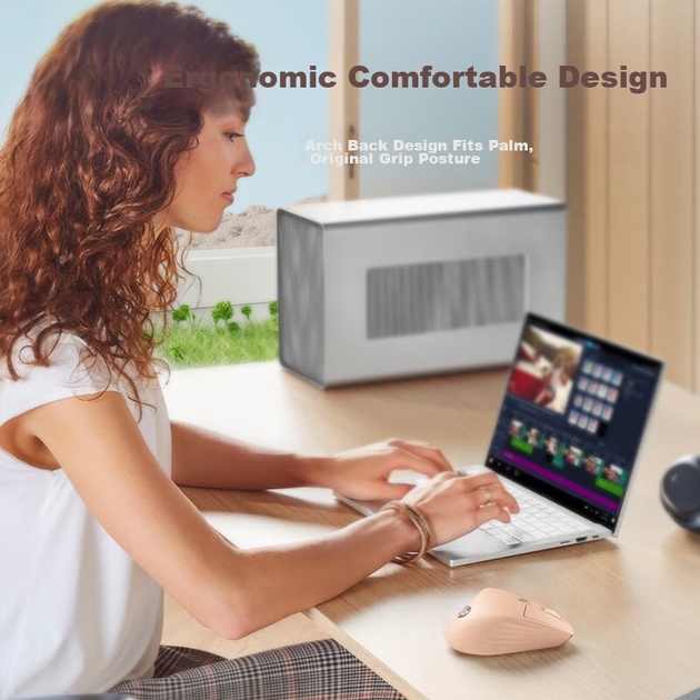 Мышь HP Professor 1 Wireless/Bluetooth Beige - изображение 3