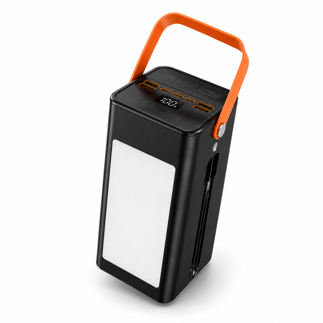 Павербанк Hoco DB49 Action 100000 мАг 22.5 Вт, портативний акумулятор з QC3.0, PD 20 Вт, 4 USB, Type-C і LED-дисплеєм - зображення 7