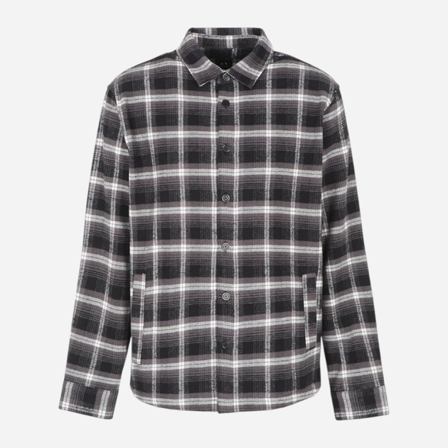 Рубашка хлопковая мужская Armani Exchange 624541518 M Серая (1161489197) - Фото 5 Рубашка хлопковая мужская Armani Exchange 624541518 M Серая (1161489197) - изображение 5