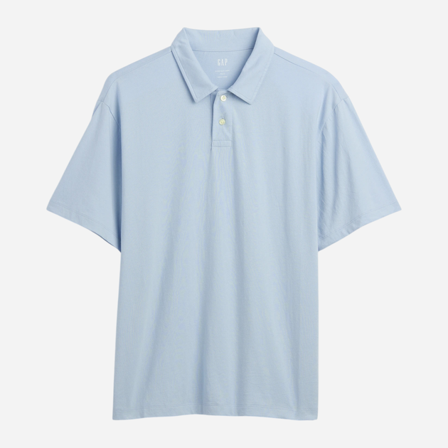 Поло довге чоловіче GAP 166124619 XL Блакитне (1160770608) - Фото 4 Поло довге чоловіче GAP 166124619 XL Блакитне (1160770608) - зображення 4