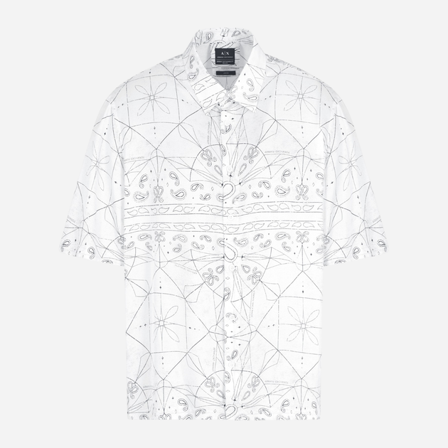 Рубашка мужская Armani Exchange 548739196 M Белая (1161442106) - Фото 5 Рубашка мужская Armani Exchange 548739196 M Белая (1161442106) - изображение 5