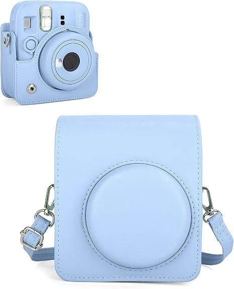 Чехол для Fujifilm Instax Mini 13 Case Frost Blue голубой, чехол совместим с камерами Mini 13/12/11/9 (без фотоаппарата) модель 2026 - Фото 1 Чехол для Fujifilm Instax Mini 13 Case Frost Blue голубой, чехол совместим с камерами Mini 13/12/11/9 (без фотоаппарата) модель 2026 - изображение 1
