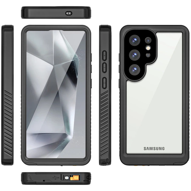 Чехол Shellbox водонепроницаемый для Samsung Galaxy S25 Ultra Черный - Фото 3 Чехол Shellbox водонепроницаемый для Samsung Galaxy S25 Ultra Черный - изображение 3