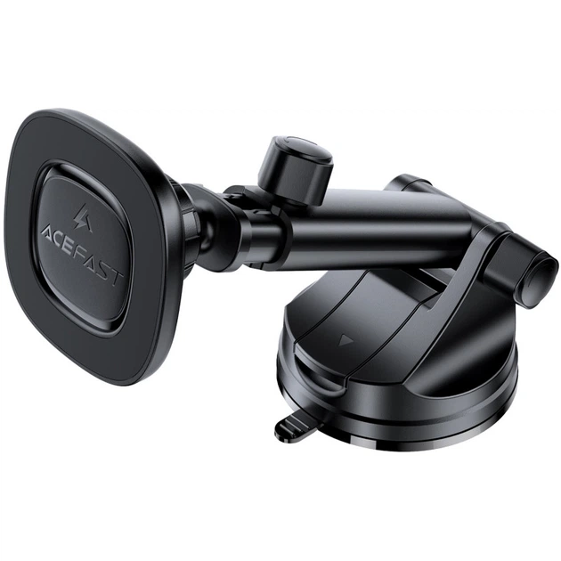 Автодержатель с БЗУ Acefast D47 Magnetic Charging 15W (center console) Black - изображение 5