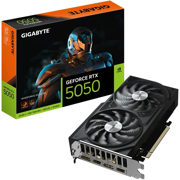 Відеокарта GIGABYTE GeForce RTX 5050 WindForce OC V2 8G (GV-N5050WF2OCV2-8GD) - зображення 10