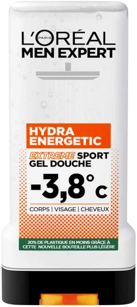 Żel pod prysznicL'Oreal Paris Men Expert Hydra Energetic Extreme Sport dla mężczyzn 300 ml (3600524123048) - Zdjęcie 1 Żel pod prysznicL'Oreal Paris Men Expert Hydra Energetic Extreme Sport dla mężczyzn 300 ml (3600524123048) - obraz 1