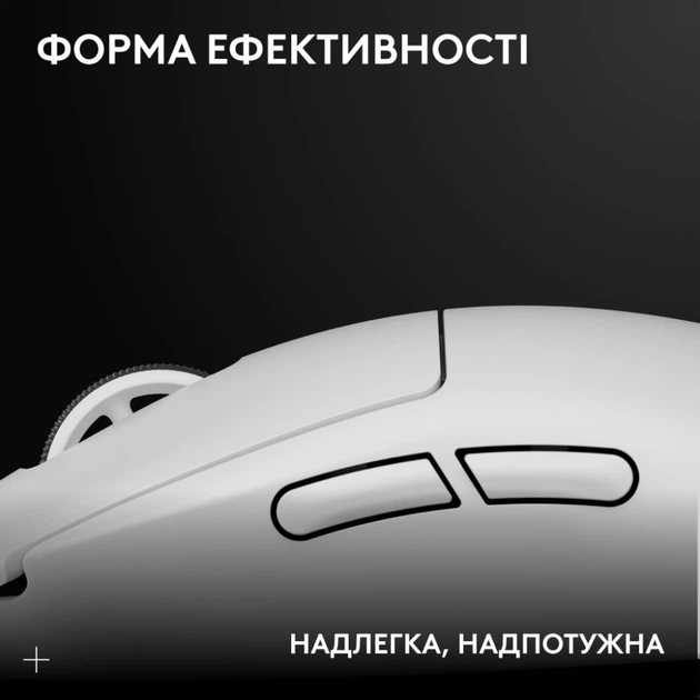 Мишка Logitech G Pro X Superlight 2 Lightspeed Wireless White (910-006638) - зображення 3