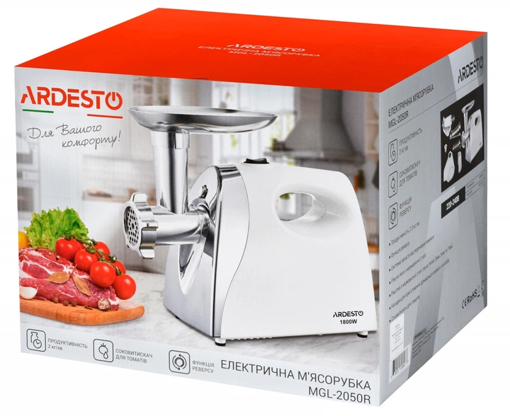 Мясорубка ARDESTO MGL-2050R - Фото 7 Мясорубка ARDESTO MGL-2050R - изображение 7