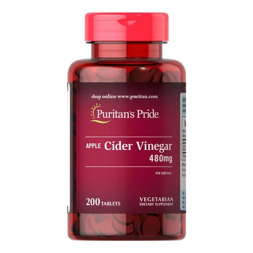 Натуральна добавка Puritan's Pride Apple Cider Vinegar 480 мг таблетки