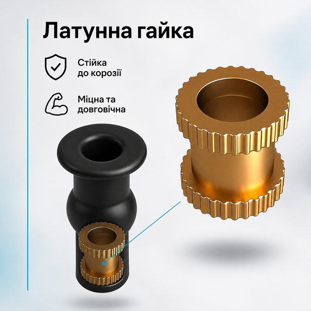 Кріплення для кришки унітазу з мікроліфтом комплект 2 шт шток діаметром 8 мм мікроліфт для унітаза універсальні петлі шарніри та болти для сидіння унітаза з двома кнопками швидкого зняття quick release плавне опускання soft close - Фото 6 Кріплення для кришки унітазу з мікроліфтом комплект 2 шт шток діаметром 8 мм мікроліфт для унітаза універсальні петлі шарніри та болти для сидіння унітаза з двома кнопками швидкого зняття quick release плавне опускання soft close - зображення 6