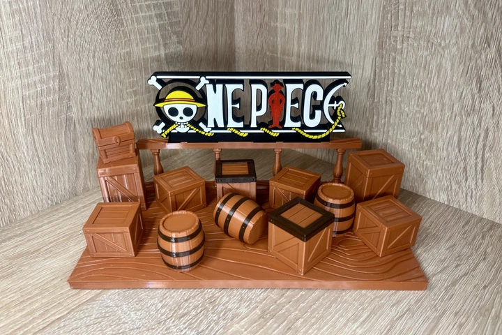 Полка для фигурок One Piece. Декоративная пластмассовая полка. - изображение 2