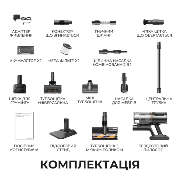 Аккумуляторный пылесос Dreame Z30 Ultra Complete - изображение 13