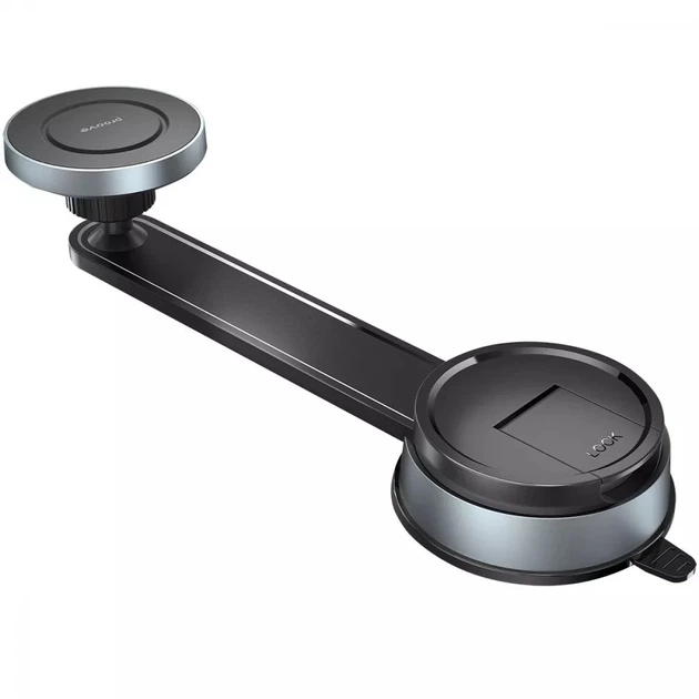 Автотримач Proove Truck Suction Type Car Mount Black with Magnetic Ring (6901119413498) - зображення 3