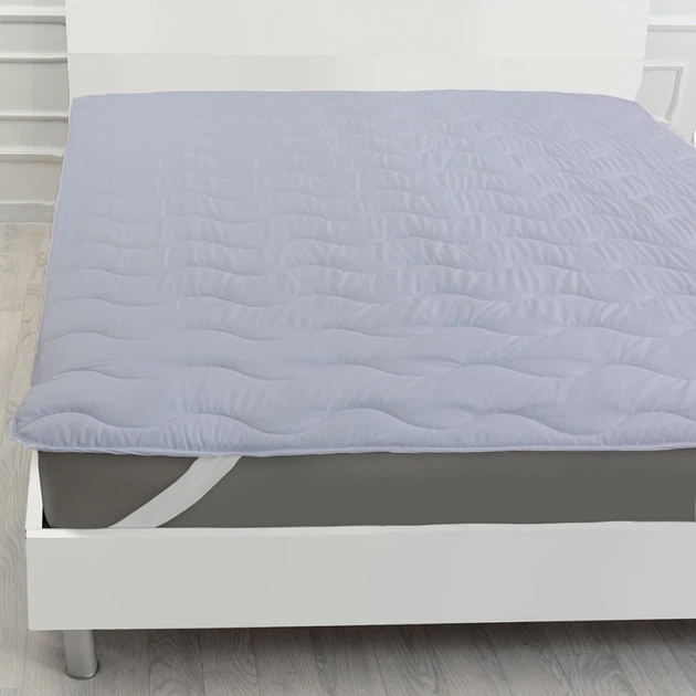 Наматрасник №9055 Eco Light Gray Тенсель (MODAL) (обычный на резинке по углам) 70*140 - изображение 7