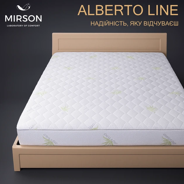Наматрасник №1007 Alberto Eco Strong Aloe Vera (обычный на резинке по периметру) 80*160 - изображение 3