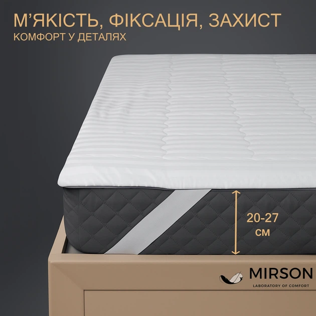 Наматрасник №424 Royal Cotton (обычный с резинкой по углам) 120*190 - изображение 3