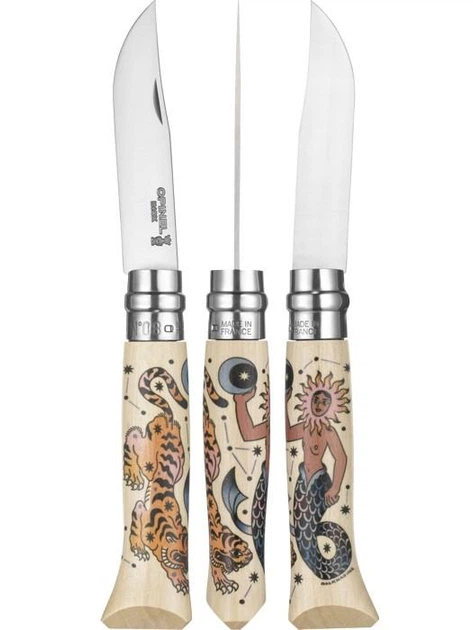 Ніж розкладний 85мм, граб Opinel Edition Cosmos Dalkhafine No.08 003234 - изображение 2