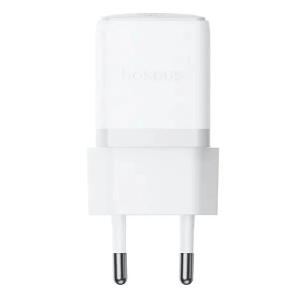 Зарядний пристрій Baseus Palm Fast Charger 20W Мережевий адаптер Type-C зі швидкою зарядкою PD3.0/PD2.0/QC3.0/PPS та кабелем Type-C to Type-C 60W, Білий - Фото 4 Зарядний пристрій Baseus Palm Fast Charger 20W Мережевий адаптер Type-C зі швидкою зарядкою PD3.0/PD2.0/QC3.0/PPS та кабелем Type-C to Type-C 60W, Білий - зображення 4