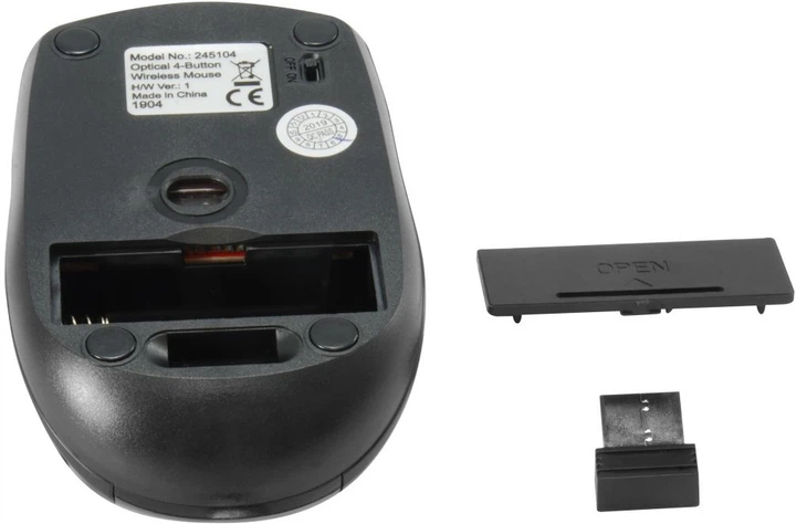 Mysz Equip 245104 Wireless Black (245104) - Zdjęcie 4 Mysz Equip 245104 Wireless Black (245104) - obraz 4