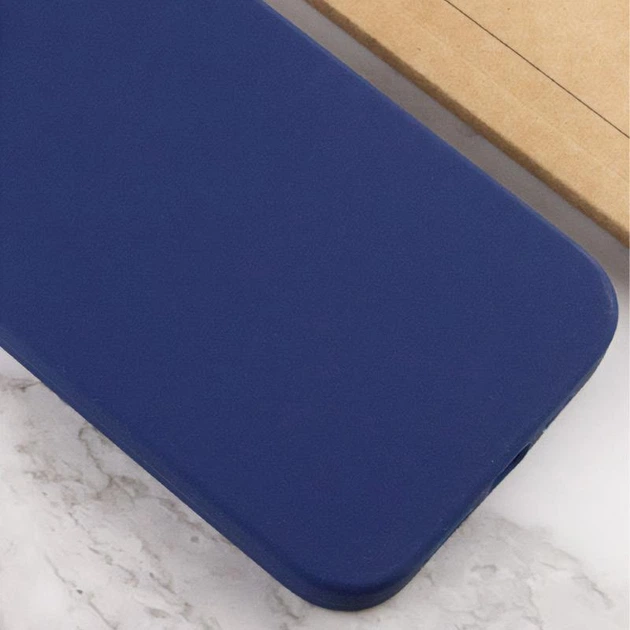 Силіконовий чохол Silk Full Protective для Apple iPhone 13 mini (5.4") Deep navy - Фото 3 Силіконовий чохол Silk Full Protective для Apple iPhone 13 mini (5.4") Deep navy - зображення 3
