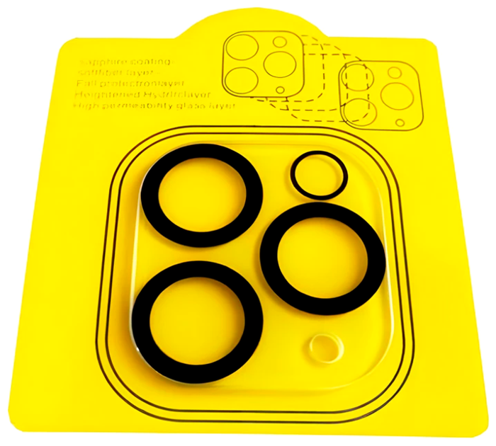 Защитное стекло на камеру 3D Camera Glass для iPhone 12 Pro Max с рамкой максимальная защита Black SR-547 - Фото 5 Защитное стекло на камеру 3D Camera Glass для iPhone 12 Pro Max с рамкой максимальная защита Black SR-547 - изображение 5