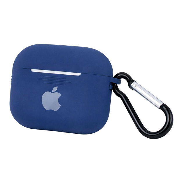 Чехол силиконовый Protective Sleeve Case противоударный для AirPods 3 глубокий синий SR-547 - изображение 2