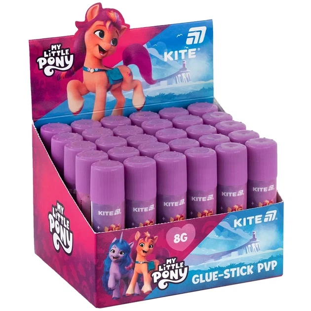 Клей-олівець з індикатором PVP Kite My Little Pony LP25-130, 8 г - Фото 4 Клей-олівець з індикатором PVP Kite My Little Pony LP25-130, 8 г - зображення 4