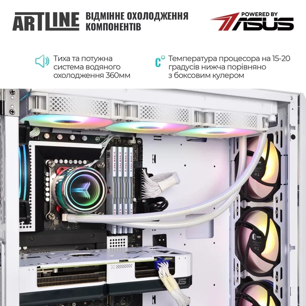 Комп'ютер ARTLINE Gaming X78WHITE Windows 11 Home (X78WHITEv37Win) - Фото 7 Комп'ютер ARTLINE Gaming X78WHITE Windows 11 Home (X78WHITEv37Win) - изображение 7