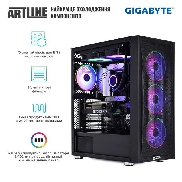 Комп'ютер ARTLINE Gaming X89 Windows 11 Home (X89v13Win) - изображение 3