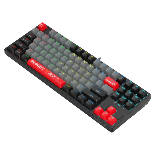 Клавіатура A4Tech Bloody S87 Energy Red - зображення 3