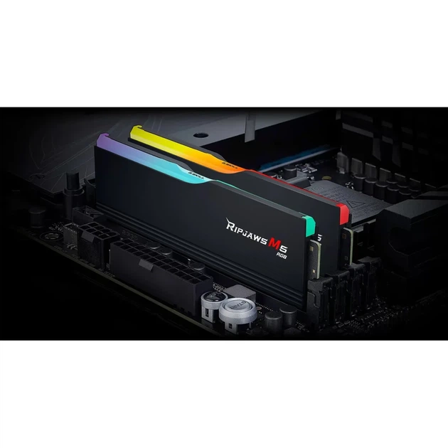 Модуль пам'яті G.Skill Ripjaws M5 RGB Black DDR5-6000 32GB (2x16GB) CL32-38-38-96 1.35V Intel XMP - Фото 5 Модуль пам'яті G.Skill Ripjaws M5 RGB Black DDR5-6000 32GB (2x16GB) CL32-38-38-96 1.35V Intel XMP - зображення 5