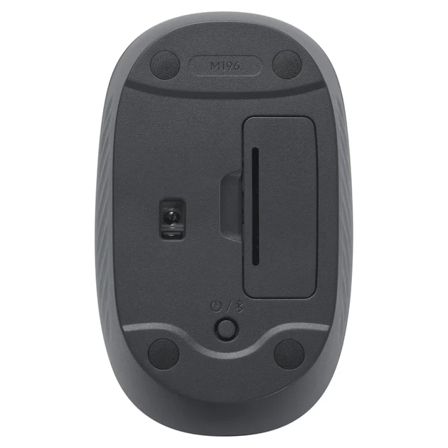 Мишка Logitech M196 Bluetooth Graphite (910-007459) - Фото 3 Мишка Logitech M196 Bluetooth Graphite (910-007459) - зображення 3