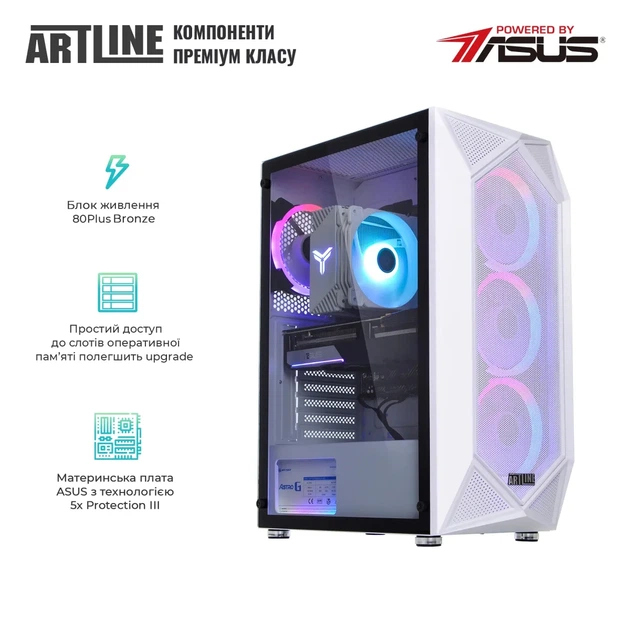 Комп'ютер ARTLINE Gaming X81White (X81Whitev33) - зображення 2