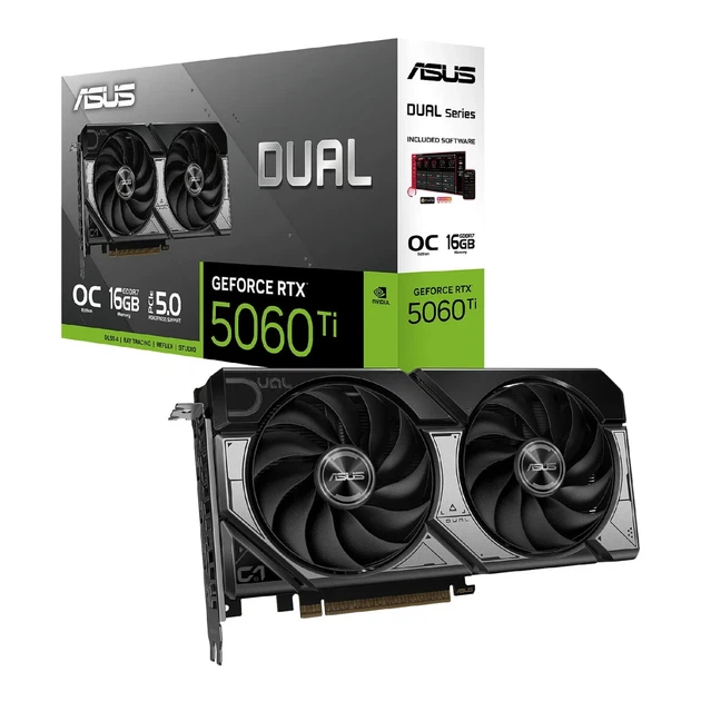 Відеокарта ASUS Nvidia GeForce RTX 5060TI DUAL OC 16GB (DUAL-RTX5060TI-O16G) - изображение 7