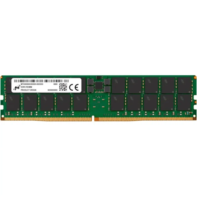 Модуль пам'яті для сервера Micron DDR5-5600 64GB ECC REG (MTC40F2046S1RC56BR) - Фото 1 Модуль пам'яті для сервера Micron DDR5-5600 64GB ECC REG (MTC40F2046S1RC56BR) - изображение 1