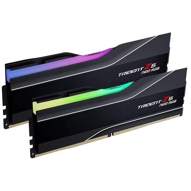 Модуль пам'яті G.Skill Trident Z5 Neo RGB DDR5-6000 32GB (2x16GB) 28-36-36-96 1.4V AMD EXPO - Фото 1 Модуль пам'яті G.Skill Trident Z5 Neo RGB DDR5-6000 32GB (2x16GB) 28-36-36-96 1.4V AMD EXPO - зображення 1