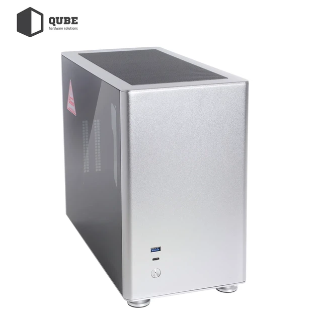 Корпус QUBE A4 Aluminum Silver (QBA4I_WSNU3) - зображення 7