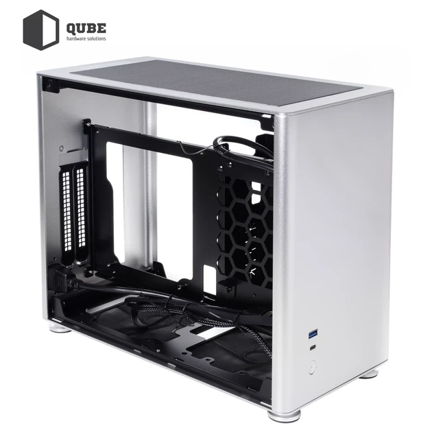 Корпус QUBE A4 Aluminum Silver (QBA4I_WSNU3) - зображення 8