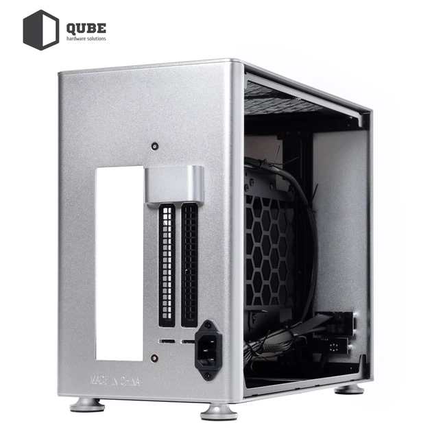 Корпус QUBE A4 Aluminum Silver (QBA4I_WSNU3) - зображення 10