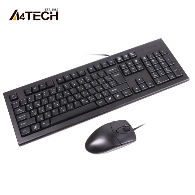 Комплект клавіатура та мишка A4Tech KRS-8520D Black - зображення 2