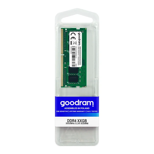 Модуль пам'яті GOODRAM DDR4-3200 SODIMM 8GB (GR3200S464L22S/8G) - Фото 3 Модуль пам'яті GOODRAM DDR4-3200 SODIMM 8GB (GR3200S464L22S/8G) - зображення 3